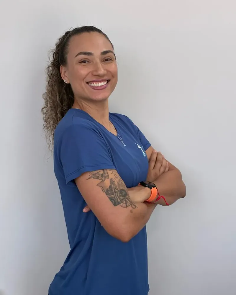 Carol, educadora física da 2A